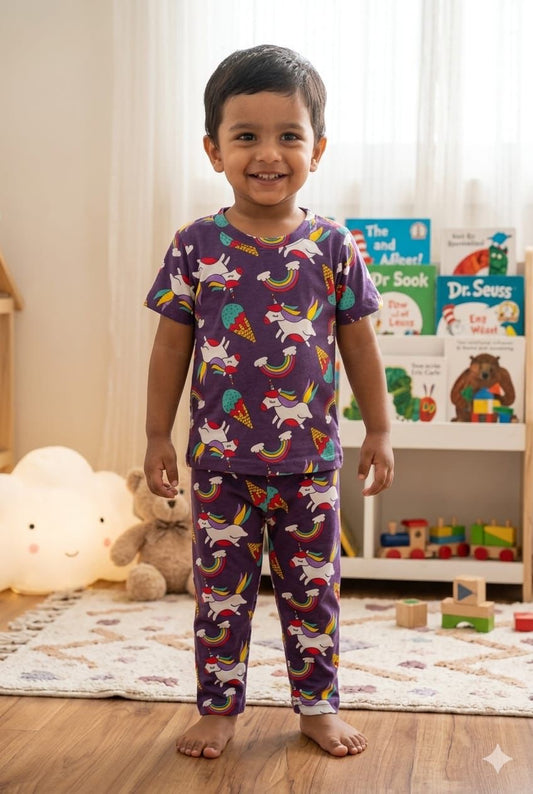Unicorn Top & bottom  set (6 months-3 years)