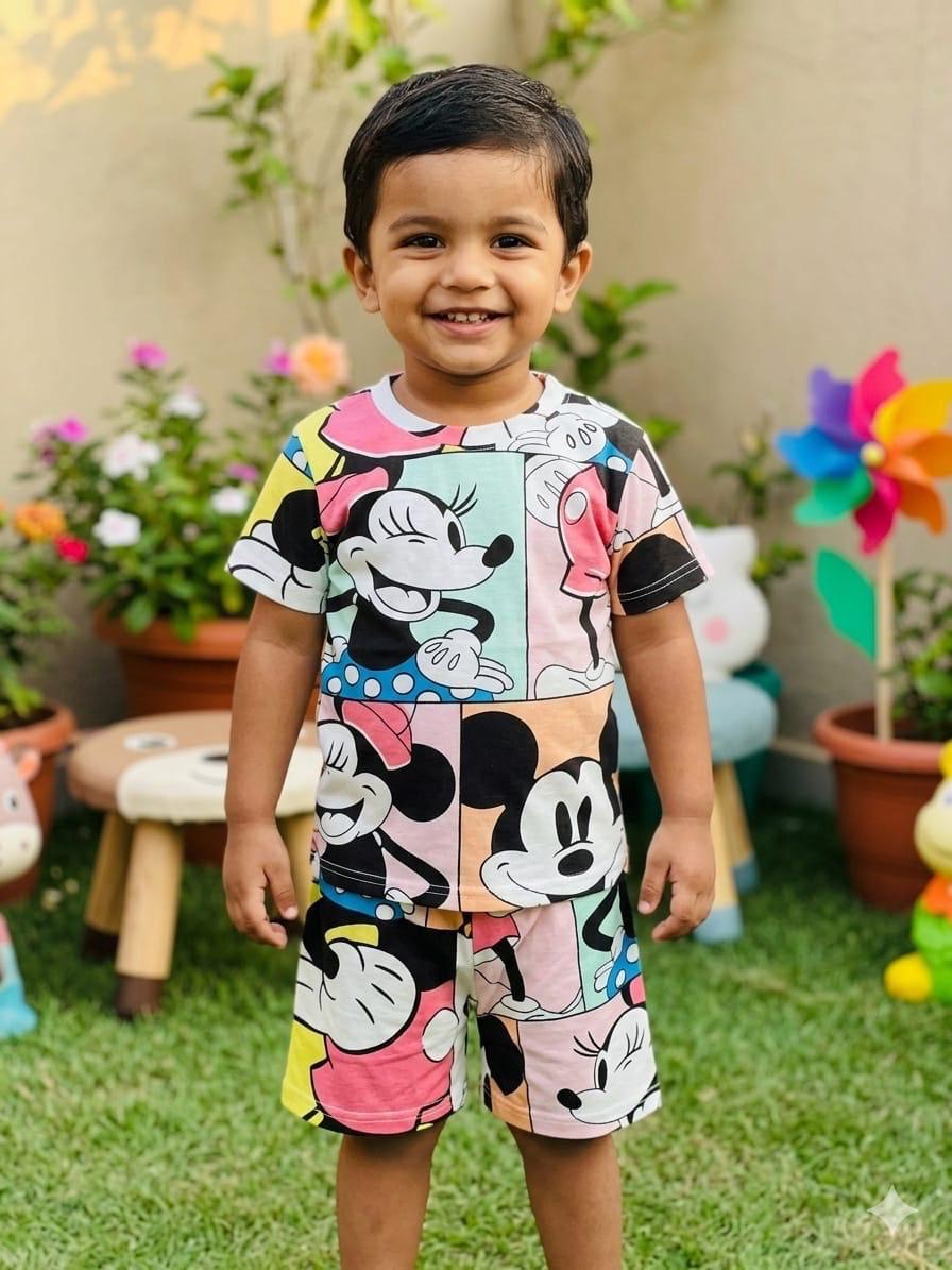 Assorted design  – Short Set    Random Design – ₹99  -(6 months - 4 year)