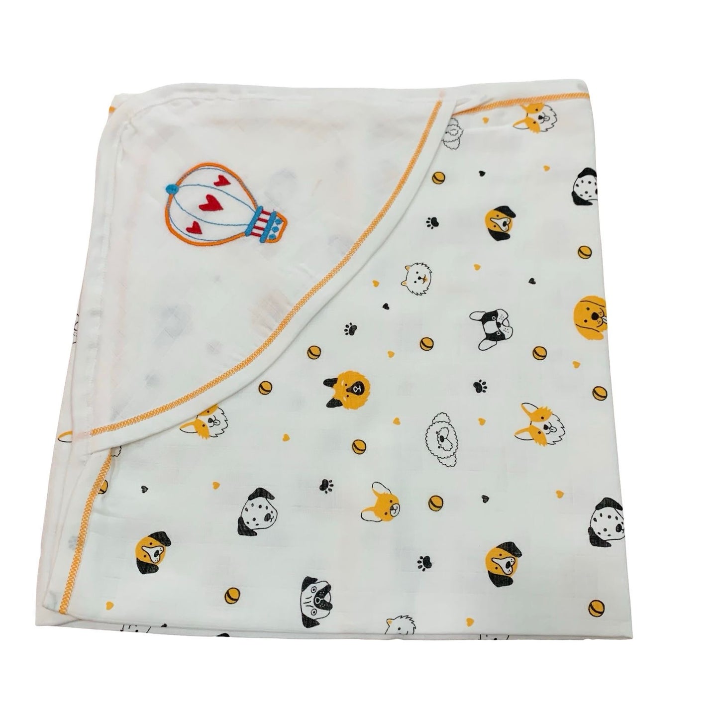 Bunny muslin hooded towel(70*70)