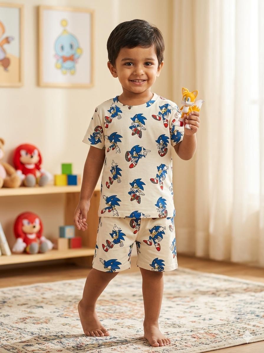 Assorted design  – Short Set    Random Design – ₹99  -(6 months - 4 year)
