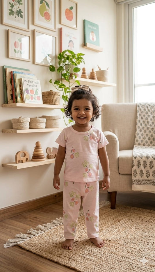 Pink  Top & bottom set (6 months- 3 years)