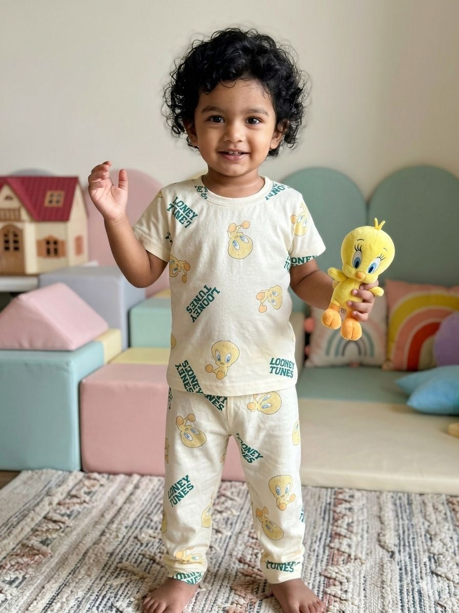 Lovey tunes Top & bottom  set (6 months-3 years)