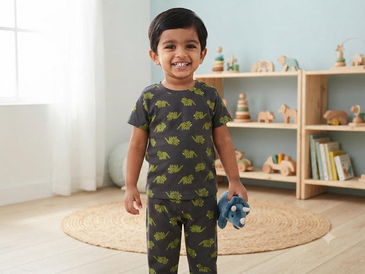 Dino Top & Bottom set (6 months-3 years)