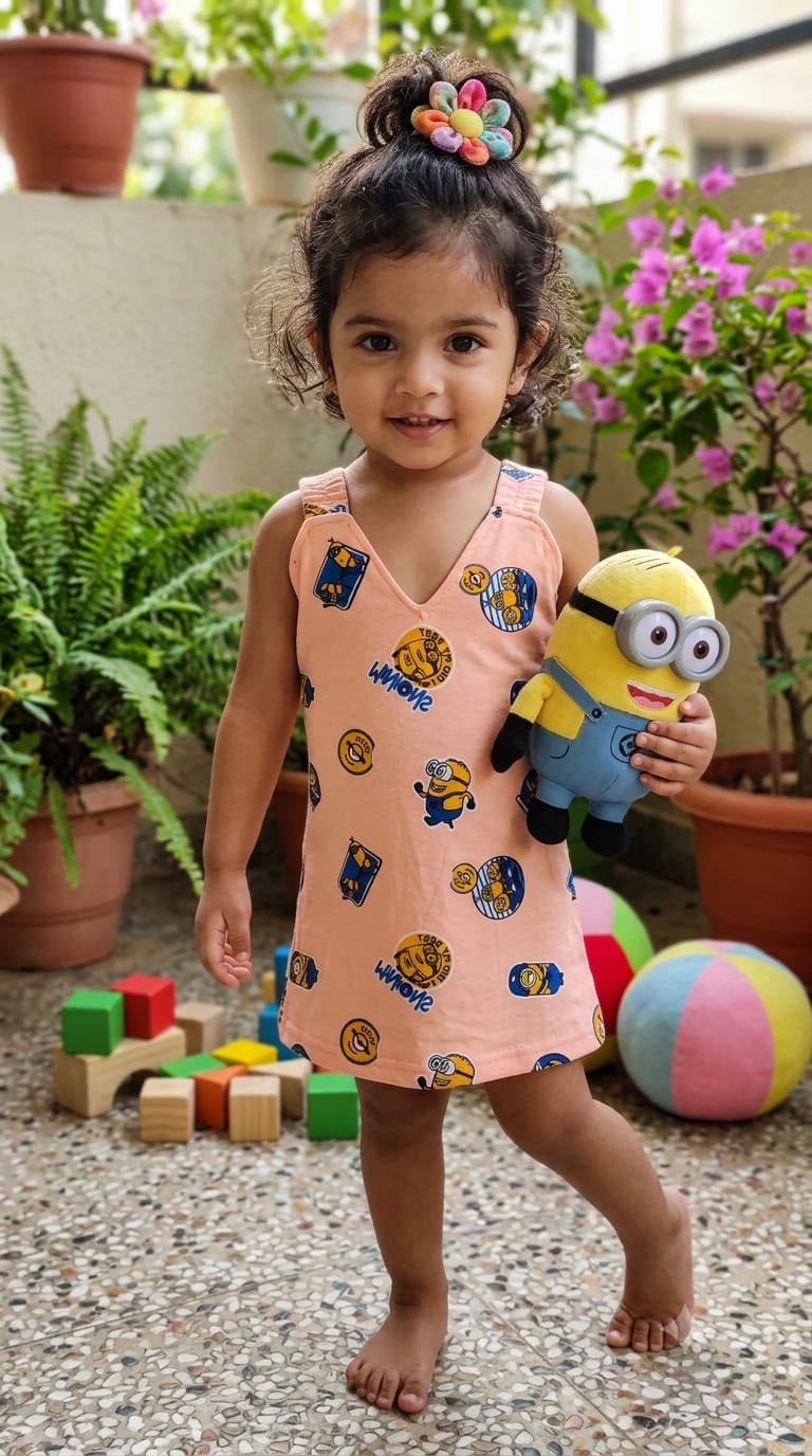 Clearance Sale –Frock Random Design – ₹89 (6 -12 months)