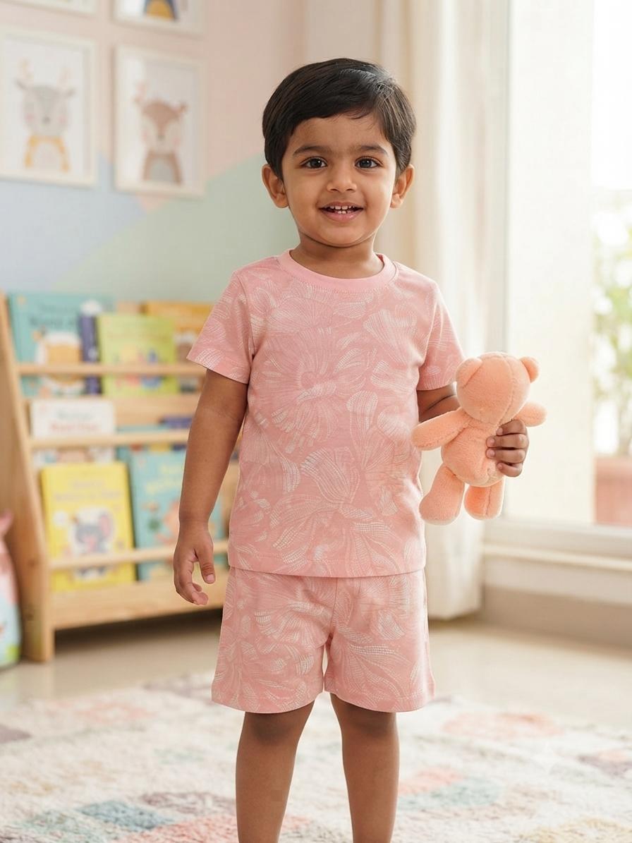 Pink  Short set (1-3 years)