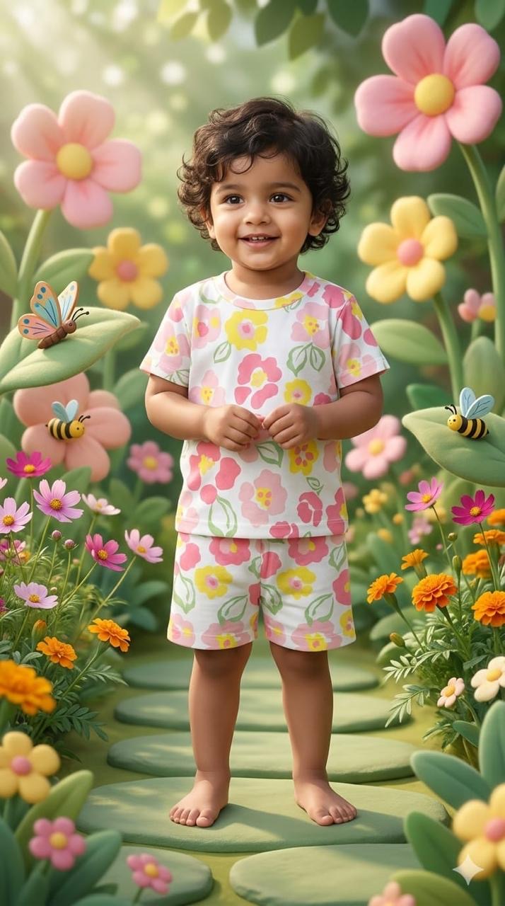 Colourful Short set (1-2 year)