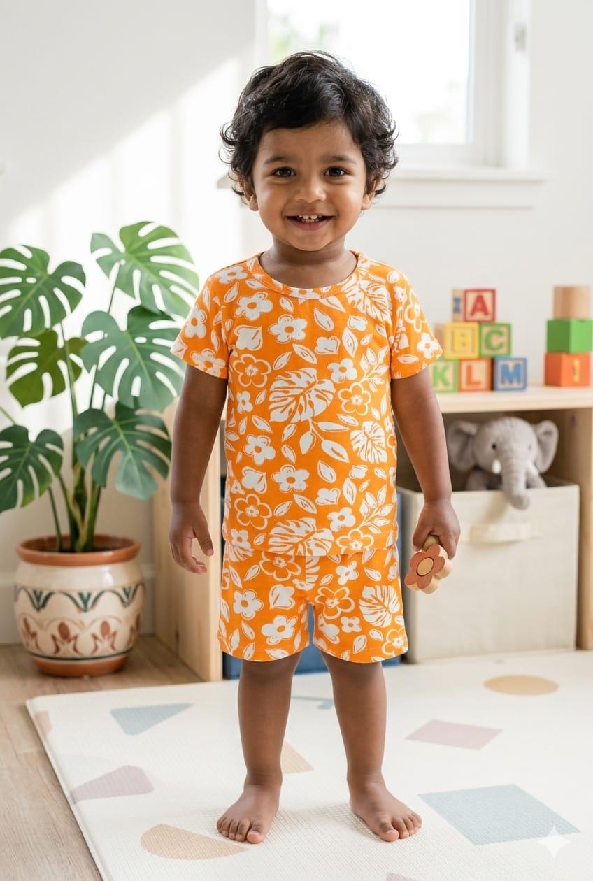 Orange Short set (1-2 year)