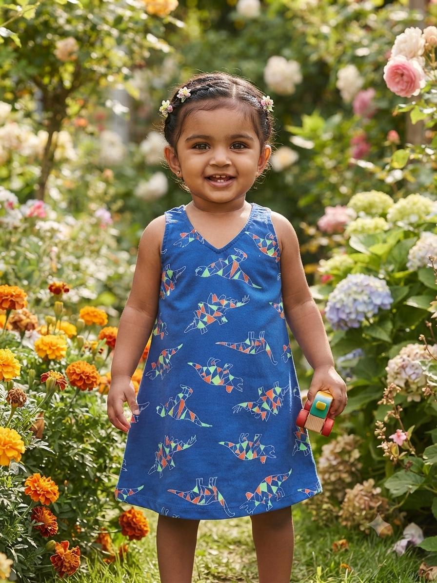 Assorted design  –Frock  Random Design – ₹89  -(1-2 year)