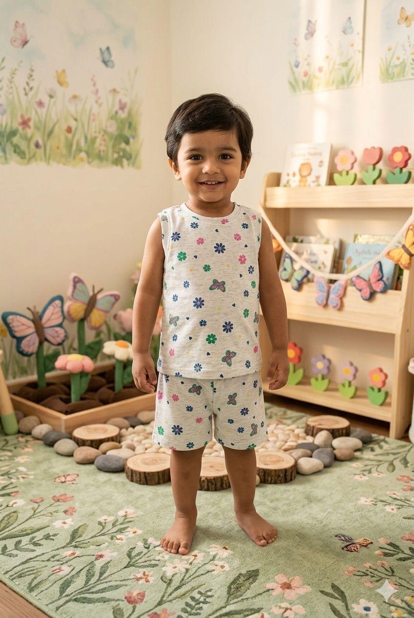 Colourful Short set (1-6 years )Code:SA