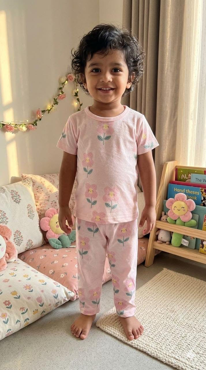 Floral Top & bottom set (1-3 year)