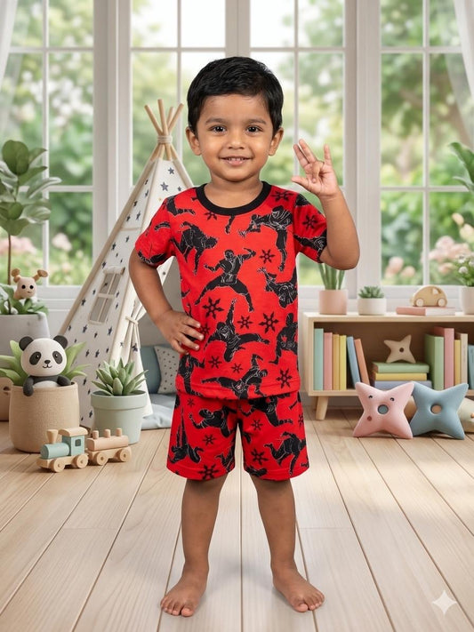 Spider-Man short set (1-3 years)