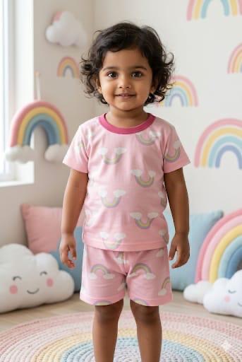 Rainbow Short set (1-2 year)