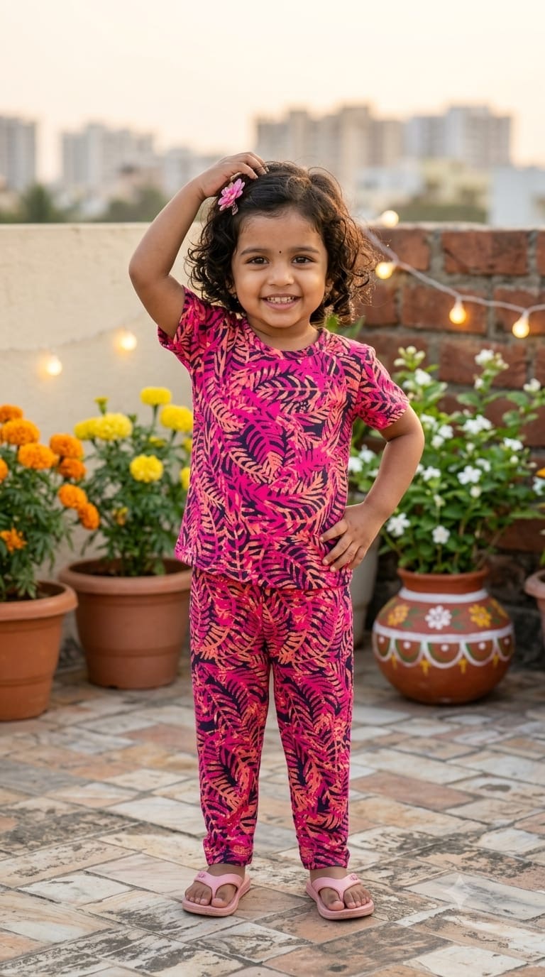 Leaves Top & bottom  set (6 months-3 years)