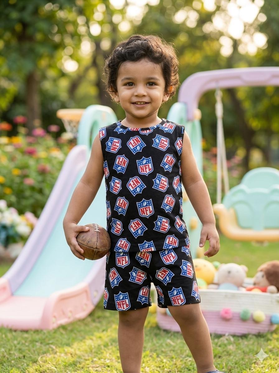 Nlf short set Codeas  (6 months -4 years)