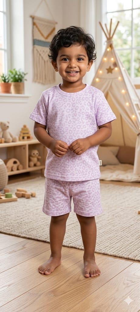 Purple Short set (1-2 year)