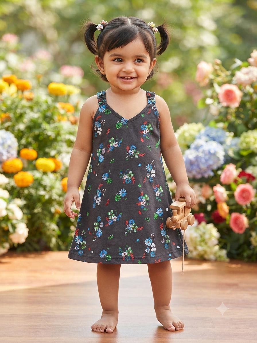 Assorted design  –Frock  Random Design – ₹89  -(1-2 year)