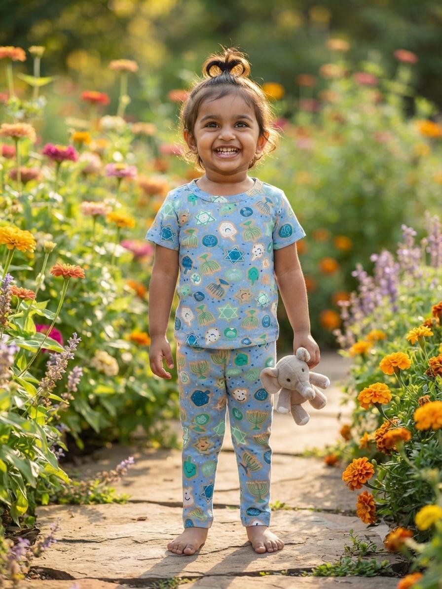 Blue world  TOP & BOTTOM  set (6 months- 3 years)