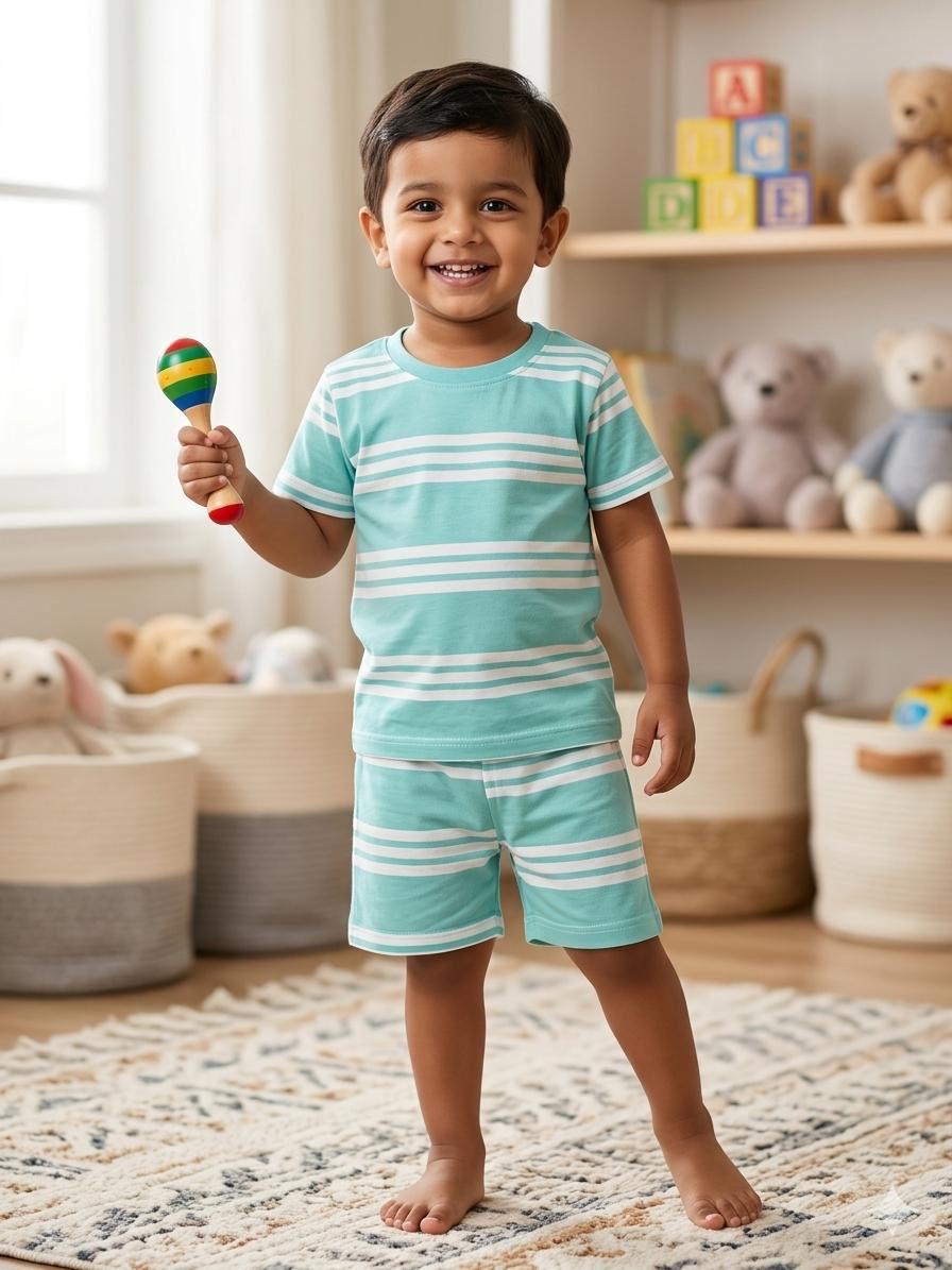 Assorted design  – Short Set    Random Design – ₹99  -(6 months - 4 year)
