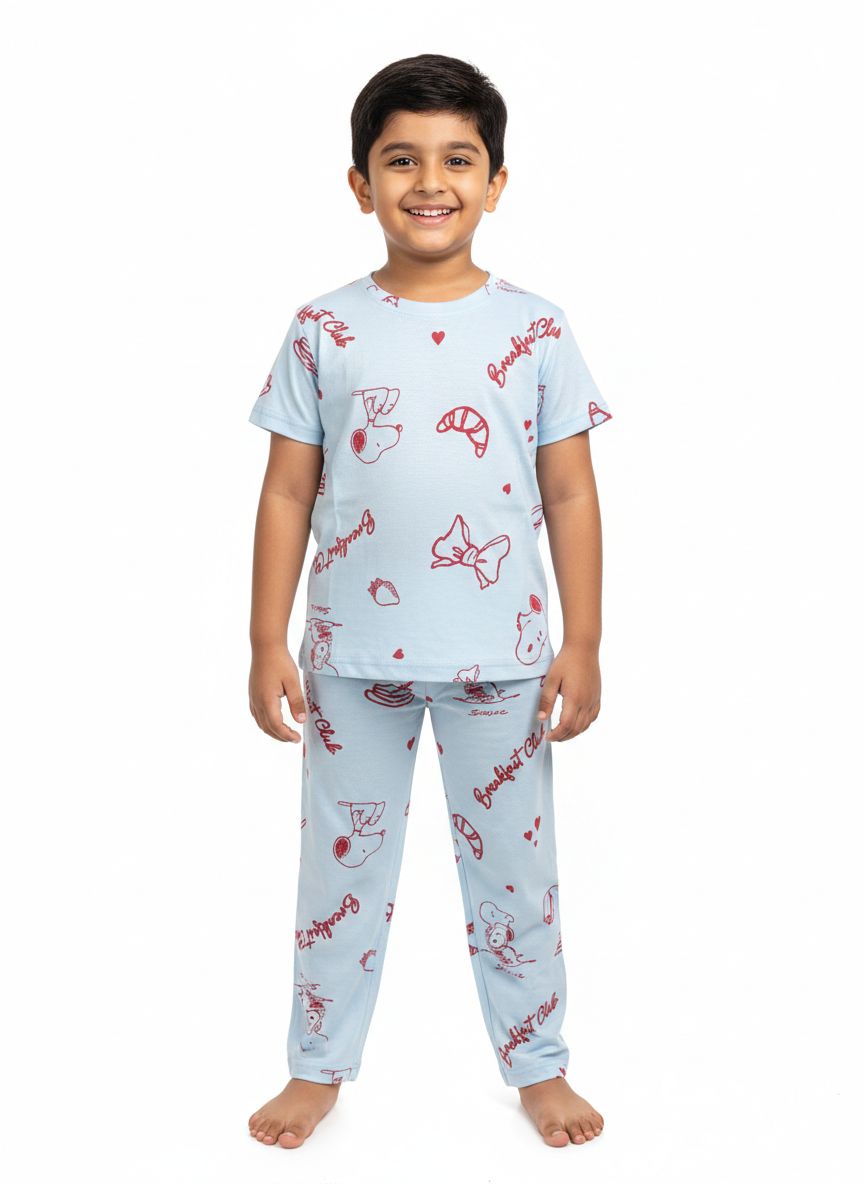 Puppy & bow  top & bottom set (2-10 years)